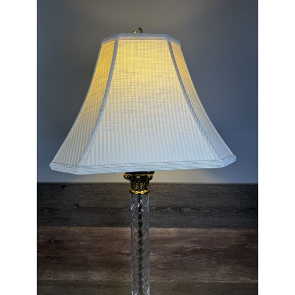 Ethan Allen Beauford Table Lamp Corinthian Column Table Lamp 34.5” Tall - Picture 6 of 16